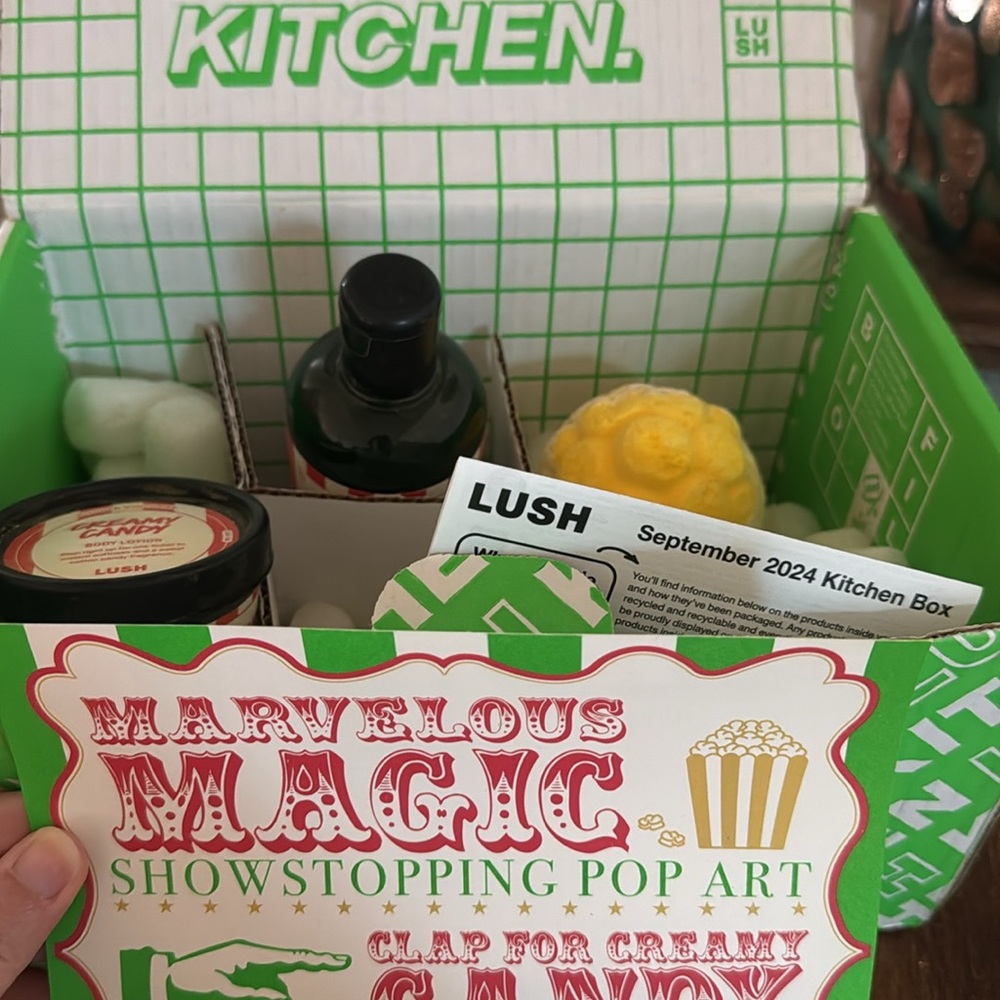Lush Kitchen Box Bundle September 2024 new. Unused